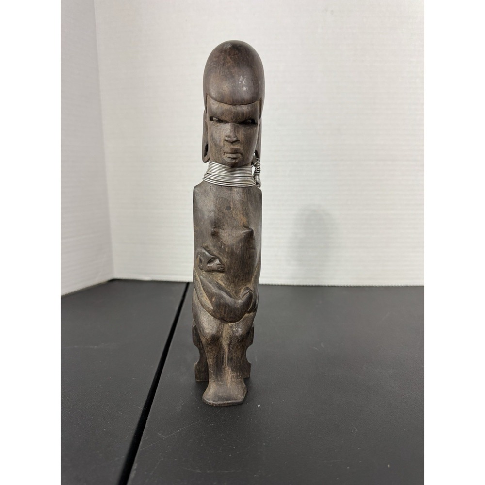 Maasai‎ Hand Carved Ebony Figure Mother with Child